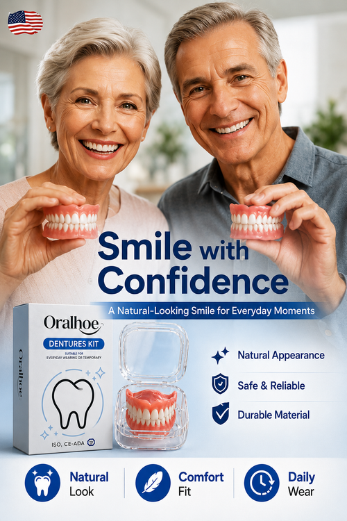 Instant Full Restoration Dentures – Fit At Home In Minutes