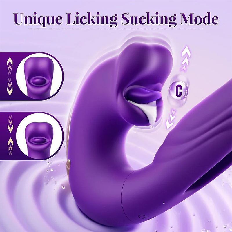 YAGOO licking and sucking movement illustration